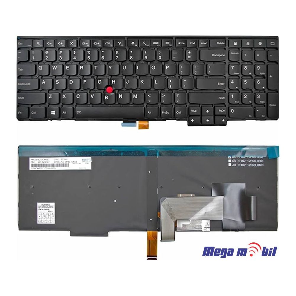 Tastatura za laptop Lenovo Thinkpad Edge E531 E540 L540 so pointer